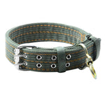 Adjustable Dog Collars for Small Large Dogs Army Green Canvas Nylon Puppy Collar Pet Dog Training Product