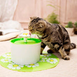 Automatic Cat Water Fountain Pet Bowl Cat Drinking Flower Water Dispenser Petsafe Drink with Filters Pet Water Fountain