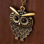 LNRRABC Hot sale 1 Pc Women Fashion Charming Owl Pendant kolye Long Sweater Chain Necklace Jewelry Gift