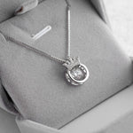 Fashion Personality Simple Necklace Designer Crown Pendant Hot Selling 925 Sterling Silver Necklace For Women Girl Gift