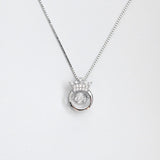 Fashion Personality Simple Necklace Designer Crown Pendant Hot Selling 925 Sterling Silver Necklace For Women Girl Gift