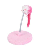 Funny Cat Toy Spring Cat Scratch Board Pet Cat Toys Elastic Plush False Mouse Toys Interactive Toys Pet Product for Cat Supplies