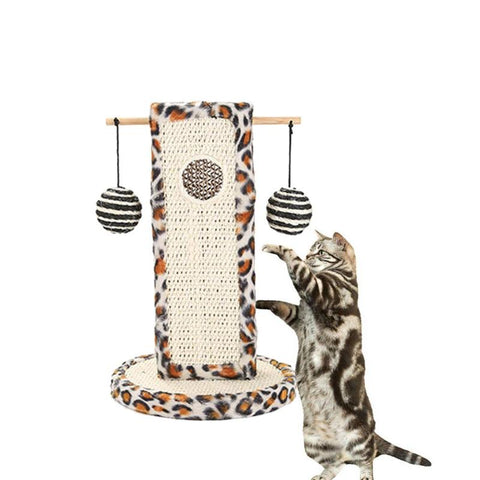 Pet Cat Toy Cat Tree Tower Scratch Post Cats Sisal Scratch Board with Balls Kitten Climbing Jumping Toys Pet Supplies