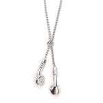 Fashion Jewelry Men Necklace Hip Hop Music Headphone Pendant Necklaces Cool Gifts Mens Long Chain gold silver color kolye
