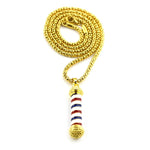 Fashion Jewelry Men Necklace Hip Hop Music Headphone Pendant Necklaces Cool Gifts Mens Long Chain gold silver color kolye
