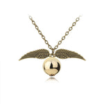 Retro Triangle Round Sweater Chain Necklace Jewelry Movie Harri Pot Time Hourglass Turner Magic School Badge Pendant for Fans