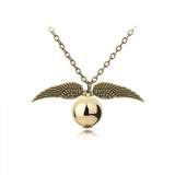 Retro Triangle Round Sweater Chain Necklace Jewelry Movie Harri Pot Time Hourglass Turner Magic School Badge Pendant for Fans