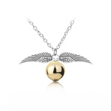 Retro Triangle Round Sweater Chain Necklace Jewelry Movie Harri Pot Time Hourglass Turner Magic School Badge Pendant for Fans