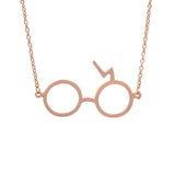 Retro Triangle Round Sweater Chain Necklace Jewelry Movie Harri Pot Time Hourglass Turner Magic School Badge Pendant for Fans