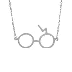 Retro Triangle Round Sweater Chain Necklace Jewelry Movie Harri Pot Time Hourglass Turner Magic School Badge Pendant for Fans