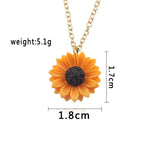2019 New Arrival You Are My Sunshine Necklace Alloy Customized Open Locket Sunflower Pendant Necklace Women Gift Dropshipping