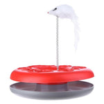 Pet Cat Mouse Toy Crazy Amusement Disk Play Activity Toy for Cat Kitten Pet Funny Mouse Toys Cat Product