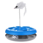 Pet Cat Mouse Toy Crazy Amusement Disk Play Activity Toy for Cat Kitten Pet Funny Mouse Toys Cat Product
