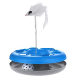Pet Cat Mouse Toy Crazy Amusement Disk Play Activity Toy for Cat Kitten Pet Funny Mouse Toys Cat Product