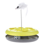 Pet Cat Mouse Toy Crazy Amusement Disk Play Activity Toy for Cat Kitten Pet Funny Mouse Toys Cat Product