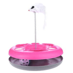 Pet Cat Mouse Toy Crazy Amusement Disk Play Activity Toy for Cat Kitten Pet Funny Mouse Toys Cat Product