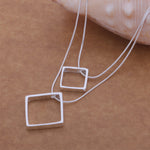 AN481 Hot 925 sterling silver Necklace 925 silver fashion jewelry pendant  /atxajlea azbajqia
