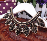 Fashion Statement Choker Necklace Chain Neoglory Crystals Maxi Boho Chokers clavicle Meaeguet Large Pendant Necklace Jewelry