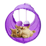 Pet Tunnel Fabric Pet Tent Tool Cat Tunnel Passageway machine washable wipe clean Cat Favor Tunnel with Balls 45 x 22cm