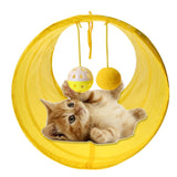 Pet Tunnel Fabric Pet Tent Tool Cat Tunnel Passageway machine washable wipe clean Cat Favor Tunnel with Balls 45 x 22cm