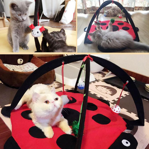 Cat Scratch Board Mat Pet  Playing Bed Toys Mobile Activity Playing Toys Cat Bed Pad Blanket House Pet Furniture Cat Tent Toys