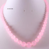 Free Shipping Natural Stones Round Beads Blue Sandstone Crystal Malachite Quartz Azurite Howlite Onyx Necklace 18" 1Pcs