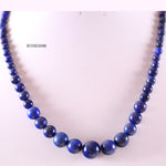 Free Shipping Natural Stones Round Beads Blue Sandstone Crystal Malachite Quartz Azurite Howlite Onyx Necklace 18" 1Pcs