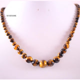 Free Shipping Natural Stones Round Beads Blue Sandstone Crystal Malachite Quartz Azurite Howlite Onyx Necklace 18" 1Pcs