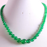 Free Shipping Natural Stones Round Beads Blue Sandstone Crystal Malachite Quartz Azurite Howlite Onyx Necklace 18" 1Pcs
