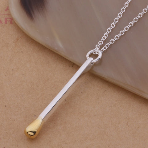 Wholesale silver plated charm jewelrys Necklace,free shipping 925 stamped fashion jewelry pendant match AN249/azfajqma