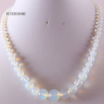 Free Shipping Natural Stones Round Beads Blue Sandstone Crystal Malachite Quartz Azurite Howlite Onyx Necklace 18" 1Pcs