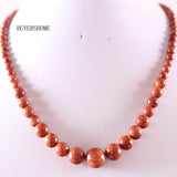 Free Shipping Natural Stones Round Beads Blue Sandstone Crystal Malachite Quartz Azurite Howlite Onyx Necklace 18" 1Pcs