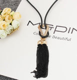 2019 New Arrival Female Pendant Necklace Tassel Long Winter Sweater Chain Necklace Necklace Wholesale Sales