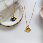 Timlee N113 Cute Rabbit Dream Planet Necklace Earth Star Pendant Metal Necklace Clavicle Necklaces Fashion Jewelry Wholesale