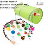 Foldable Pet Cat Tunnel Toys for Cat Kitten Rabbit Indoor Outdoor Training Toy Dog Game Pipe Cat Products Blue Colorful